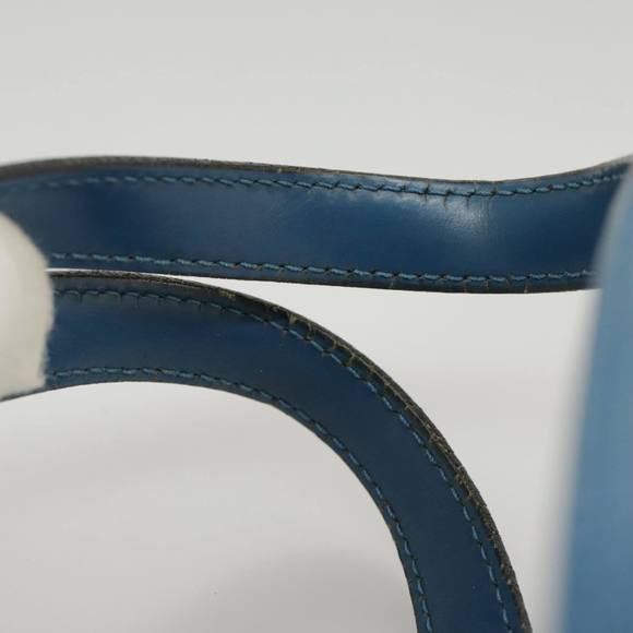 LOUIS VUITTON Epi Soufflot Hand Bag Blue M52225 LV Auth 100524 - Picture 9 of 16